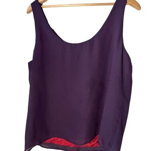Adrianna Papell Evening Dressy Tank Sz L